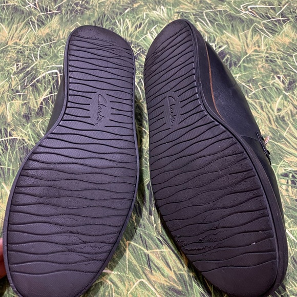 Clark Artisan Glick loafers / slip on Leather loafers/ Brown Size 8 - Picture 6 of 11